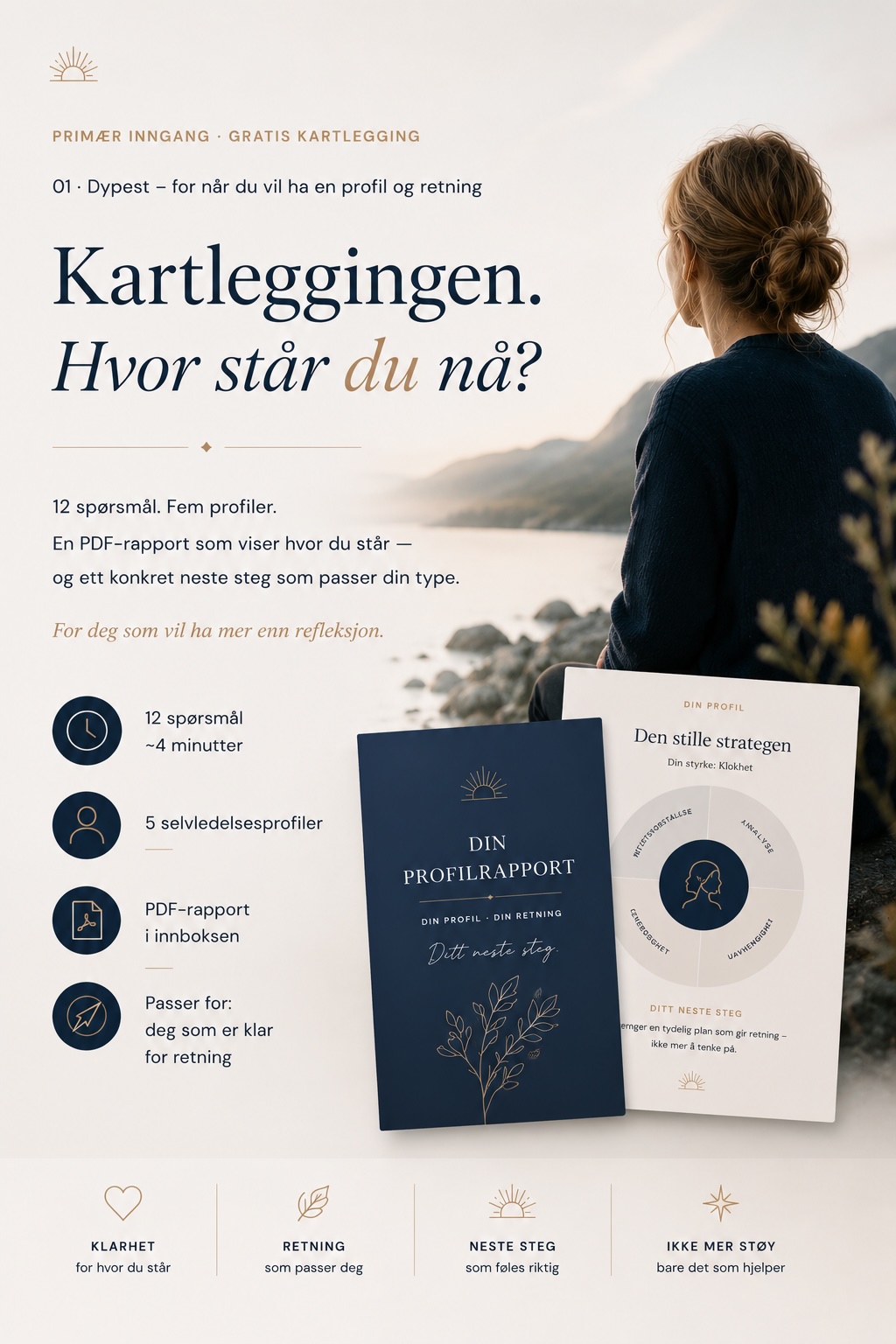 Selvledelse 101 mini-kurs — fem stille moduler